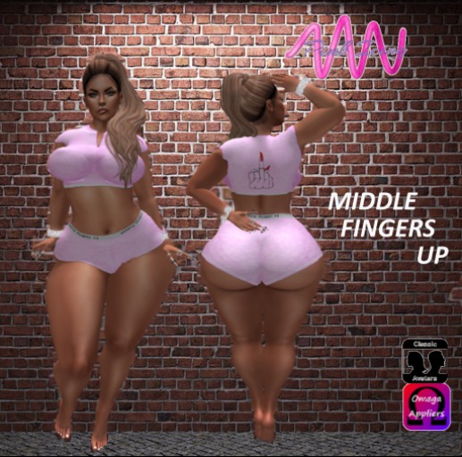 ::PINK ICING::Finger Up Pink