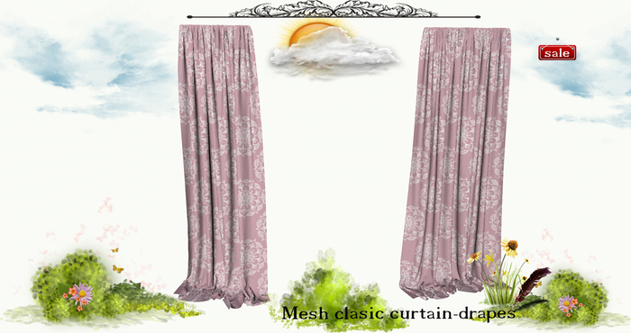 Mesh clasic curtain-drapes (mod & tras) v. 10