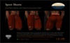 Tb mesh sport shorts hessian brick red aqua