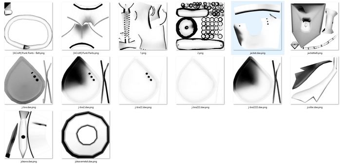 [ACroft] Punk Outfit - Bakemaps[Shadow] download link