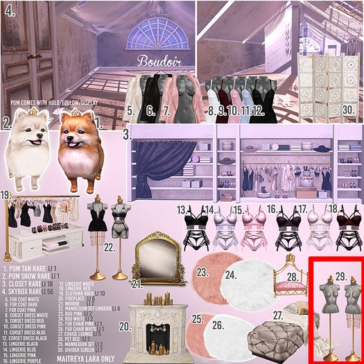 Birdy - Boudoir - Mannequin Set [BOX]