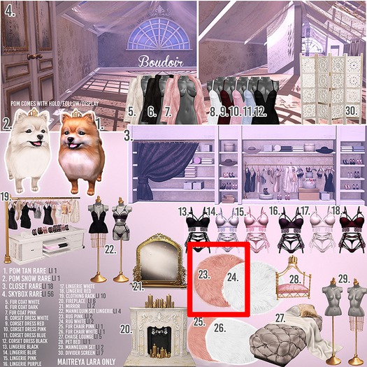 Boudoir - Rug Pink