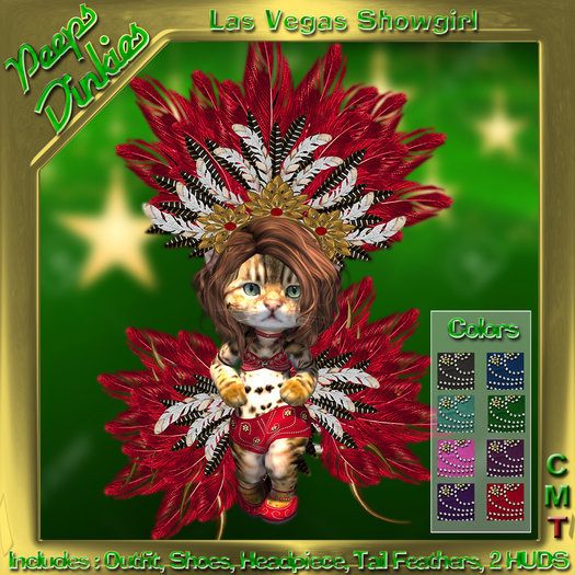 Peeps Dinkies Las Vegas Showgirl