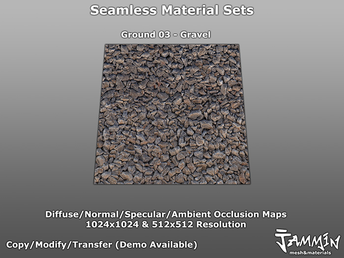 [Jammin] Material Sets - Ground 03 - Gravel - Copy/Mod/Trans
