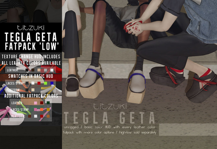 titzuki : tegla geta / low / ALL (wear)