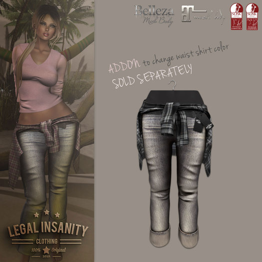 Legal Insanity - July old jeans