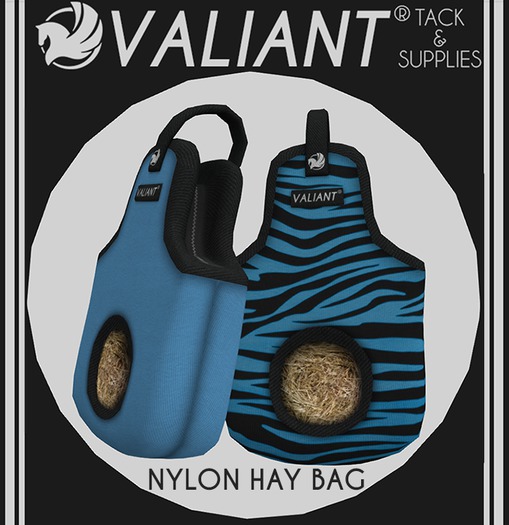 VALIANT® - Nylon Hay Bags [Blue]