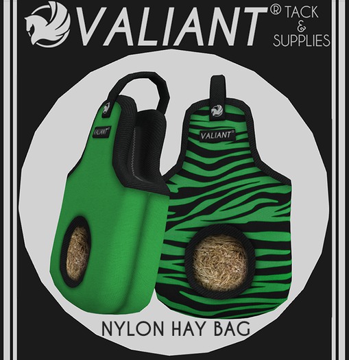VALIANT® - Nylon Hay Bags [Green]