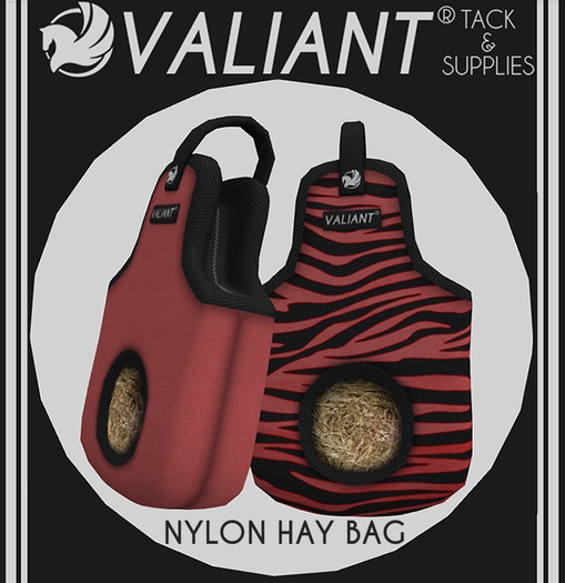 VALIANT® - Nylon Hay Bags [Red]