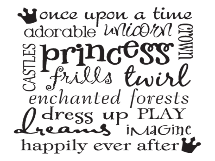 THD~ Princess wall Decor