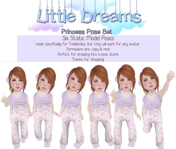 {Little Dreams} ~ Princess Poses (6)