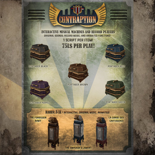 [ContraptioN] Quarteti'matic: The Emperor's Lament RARE