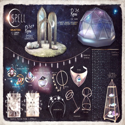 SPELL :  GALACTICA : Ariel Earring