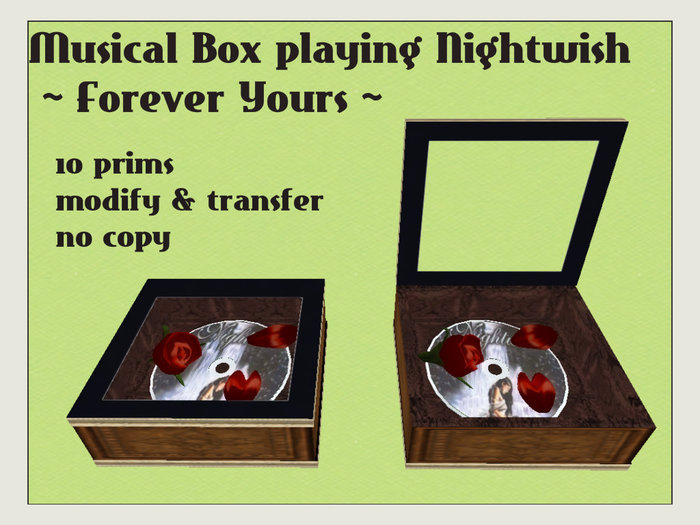 Musical Box Nightwish Forever Yours