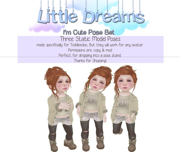 {Little Dreams} ~ I'M CUTE poses (3)