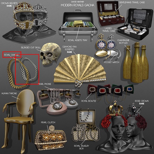 -David Heather-Royal Chain/Silver