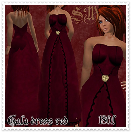 *BVD* SM GALA DRESS RED