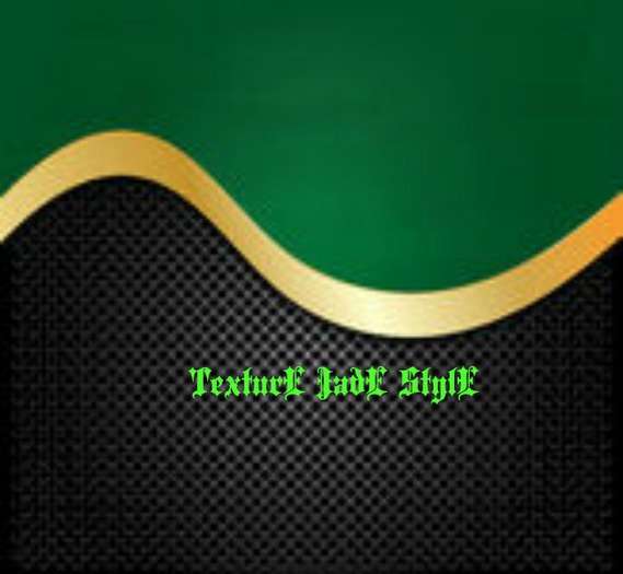 Texture Wall Metal  Green, gold and black color classic