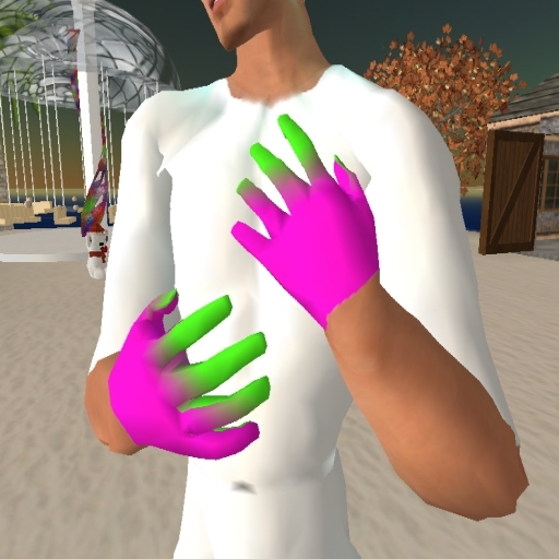 xeno barbarella* Raver gloves Rave gloves Rave clothing Rave outfits Rainbow * clown gloves