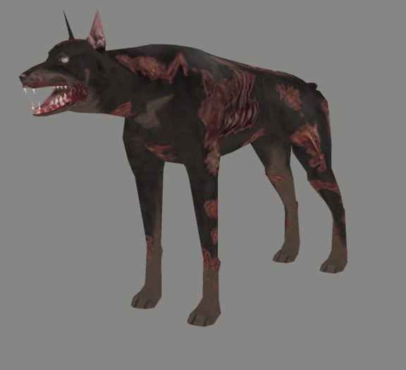 zombie dog mesh 6 prim