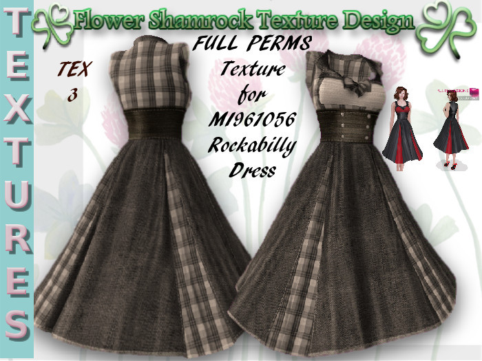 Full Perm Texture For MI961056 ROCKABILLY DRESS TEX 3