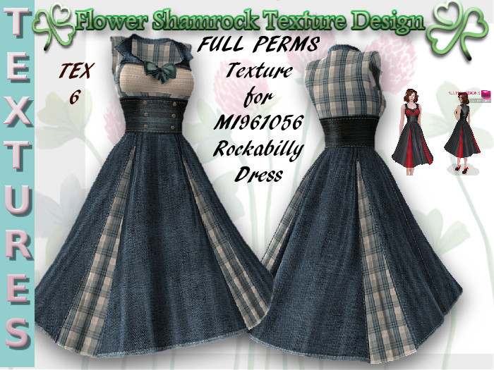 Full Perm Texture For MI961056 ROCKABILLY DRESS TEX 6