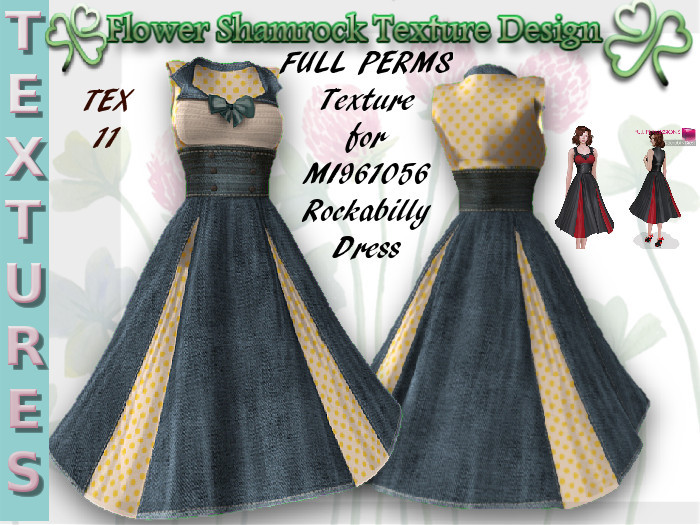 Full Perm Texture For MI961056 ROCKABILLY DRESS TEX 11
