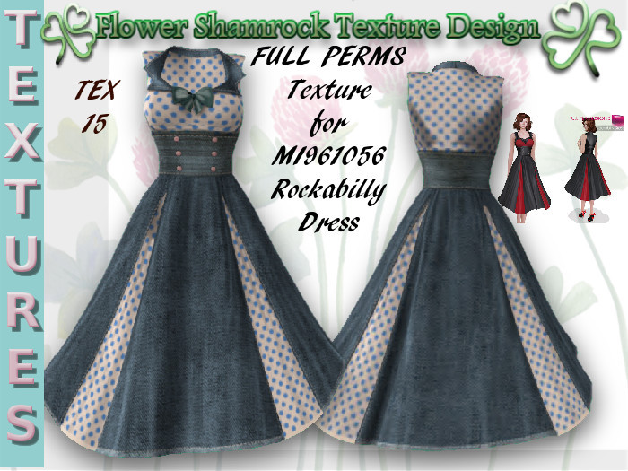 Full Perm Texture For MI961056 ROCKABILLY DRESS TEX 15