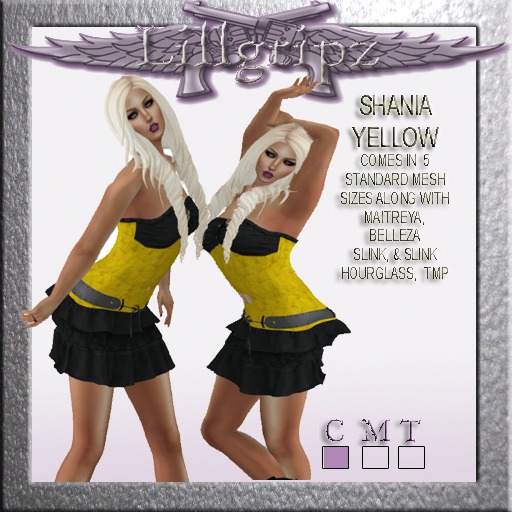 LILLGRIPZ SHANIA YELLOW DRESS UNPACKER HUD