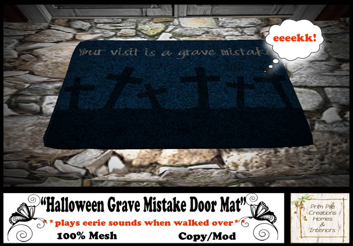 ~PPC~ Halloween Grave Mistake Mat