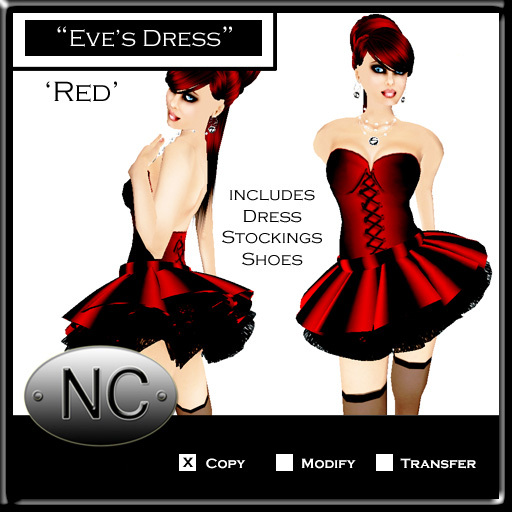 NC-Eve's Dress-Red
