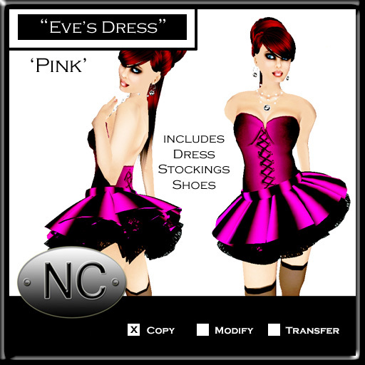 NC-Eve's Dress-Pink