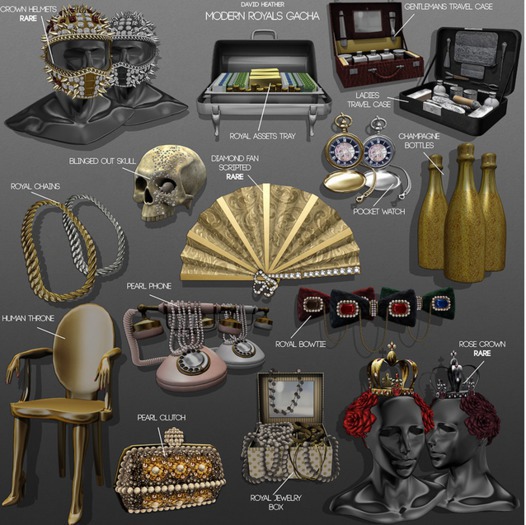 -David Heather-Rose Crown/Gold RARE