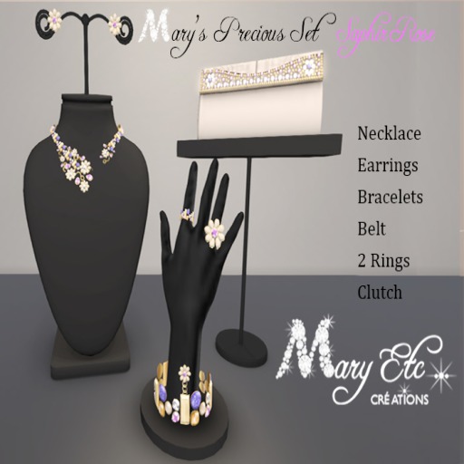 Mary's Precious Set Saphir rose(boxed)