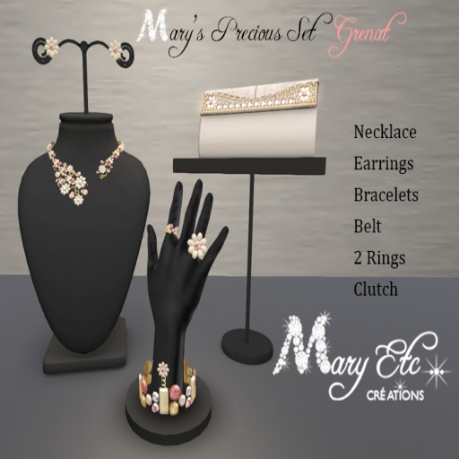 Mary's Precious Set grenat(boxed)