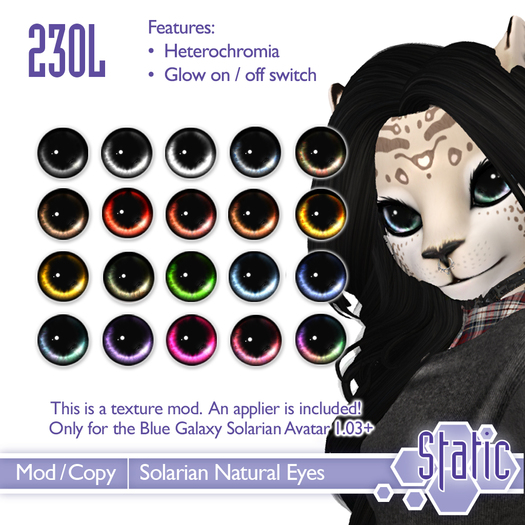 ::Static:: Solarian Natural Eyes Mod