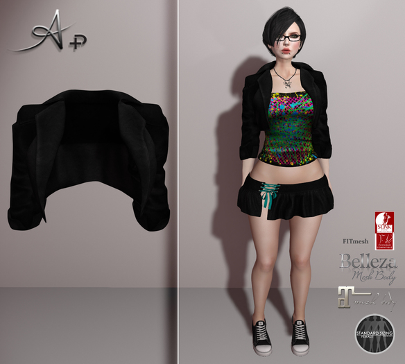 A+ Black Leather Jacket