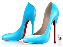 Garbaggio // Gigi Pumps - Cyan