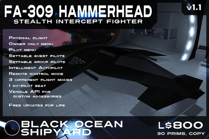FA-309 Hammerhead - Stealth Intercept Fighter