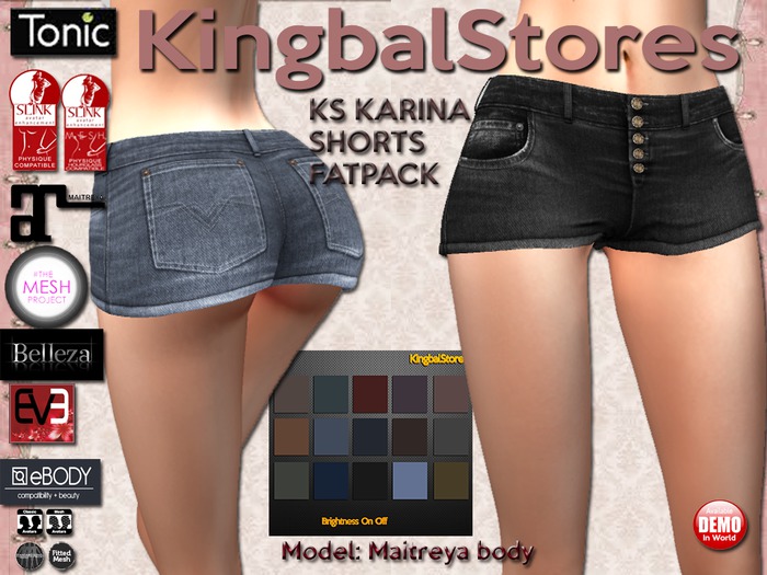 KS KARINA SHORTS FATPACK (HUD 15) HUD
