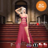 [Marquesse] Torn Gown Cherry