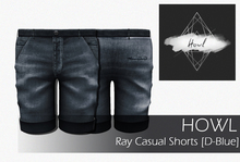 {Howl} - Ray Casual Shorts [Dirty Blue] WEAR