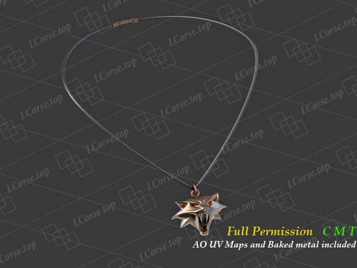 Beast grin Men Necklace Full Permission