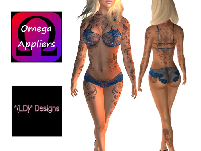 *{LD}* Lingerie - Blue