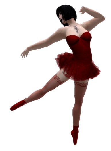 VC - Ballet Complete  Fullavatar RED SHORT TUTU - VC-jewels
