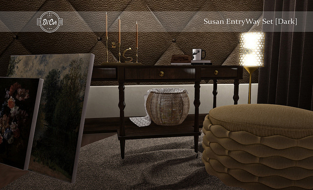 Di'Cor Susan Entryway Set [Dark]