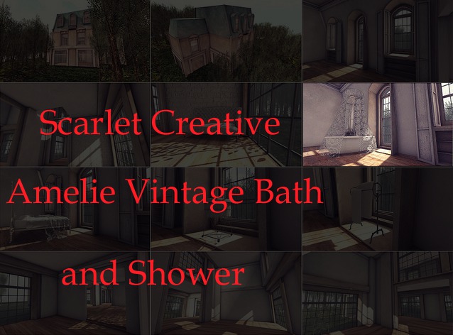 Scarlet Creative Amelie Vintage Bath and Shower Mod Trans 1