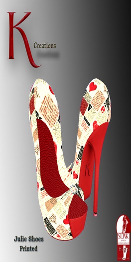 *Julie Shoes Printed*