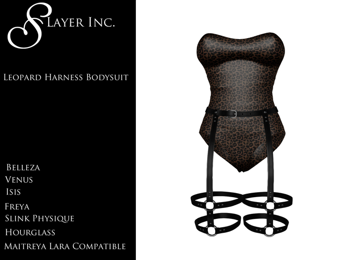 Leopard Harness Bodysuit