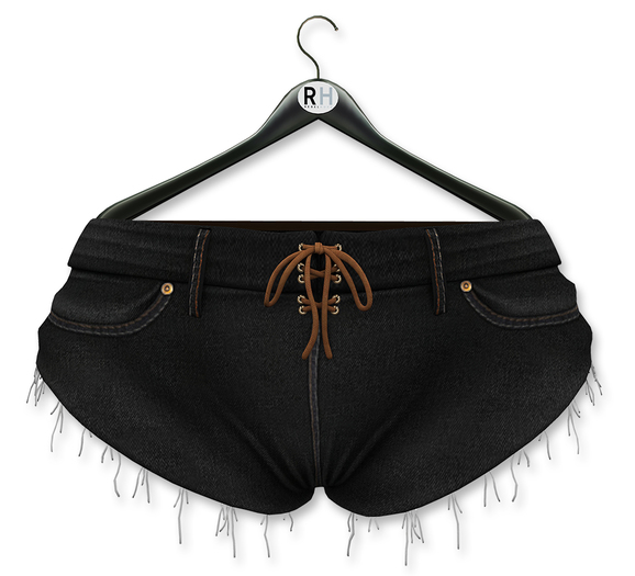 !Rebel Hope - Risky Mesh Shorts Black